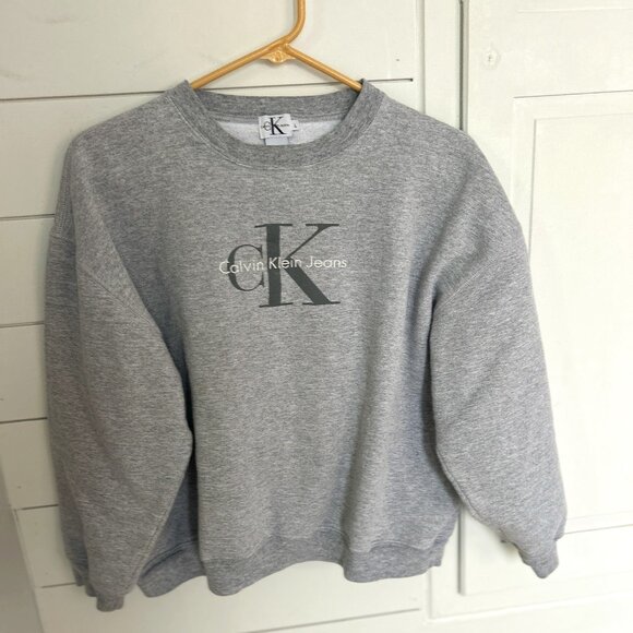 Calvin Klein Gray Kids Sweatshirt - Picture 1 of 3